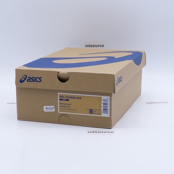 NEW ASICS GEL-Course Ace Waterproof Golf Shoes White - Picture 4 of 7